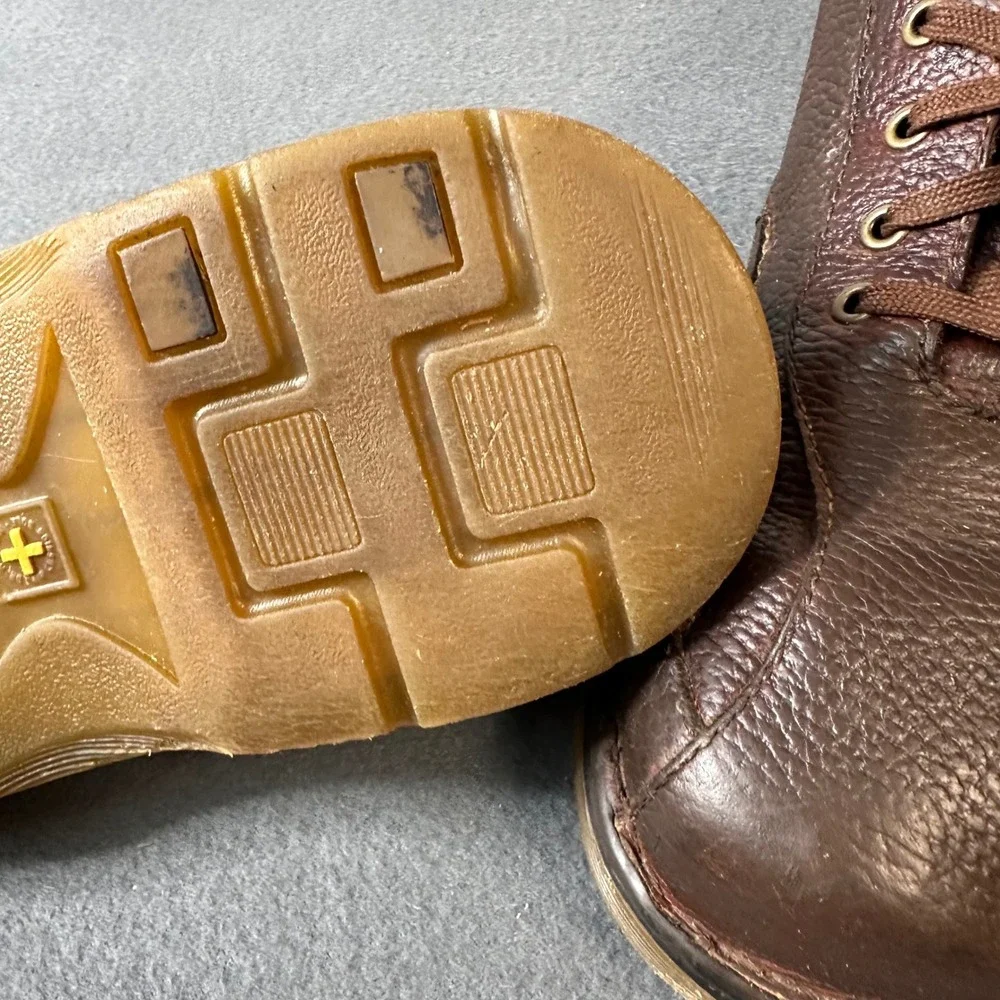 Dr. Martens Mens Brown Leather Lace Up Oxford Shoes AirWair Sole size 11M
